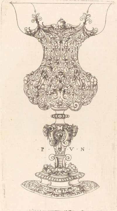 Utsmykket vase av Paul Flindt II