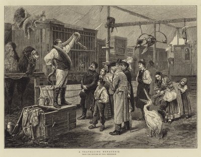 Et omreisende menasjeri av Paul Friedrich Meyerheim