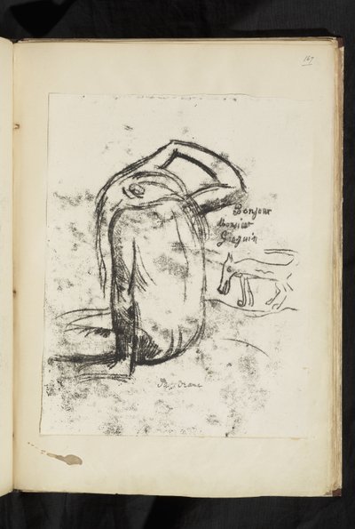 Før og etter - Hei Monsieur Gauguin av Paul Gauguin