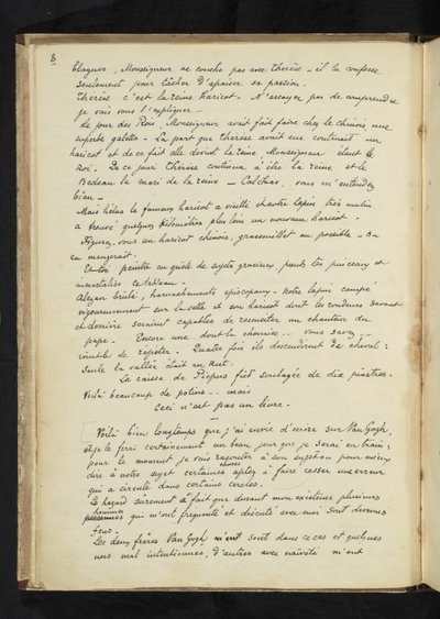 Før og etter - Beskrivelse av Gauguins opphold hos Vincent van Gogh i Arles (S. 8) av Paul Gauguin