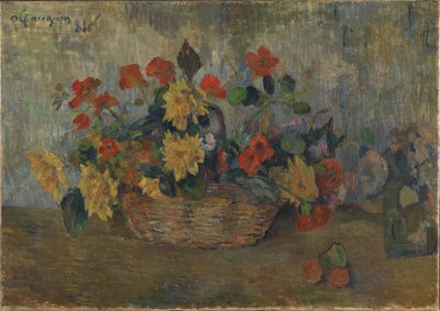 Kurv med blomster, 1884. av Paul Gauguin