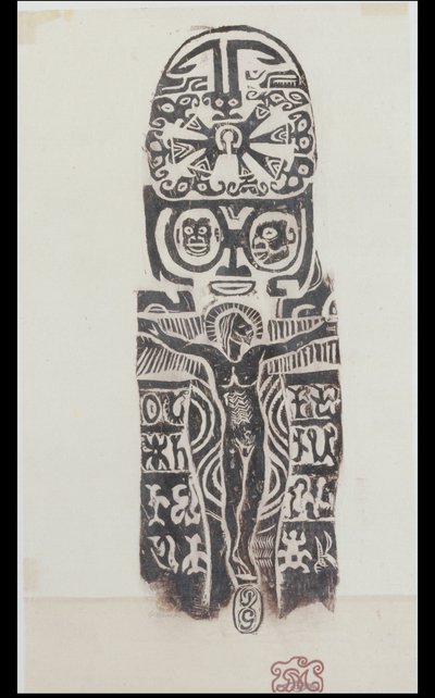 Kristus på korset, 1926., 1926. av Paul Gauguin