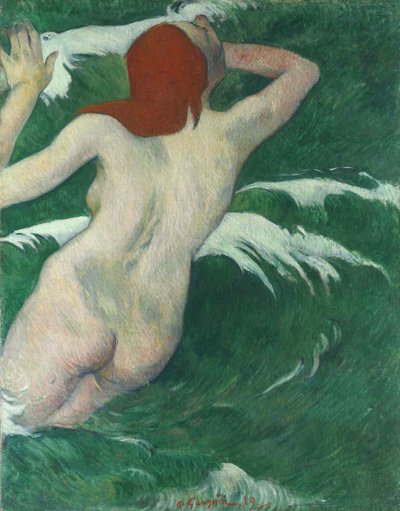 In the Waves, eller Ondine In the Waves eller Undine, 1889. av Paul Gauguin