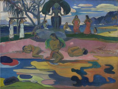 Day of the God (Mahana no Atua) 1894 (olje på lerret) av Paul Gauguin