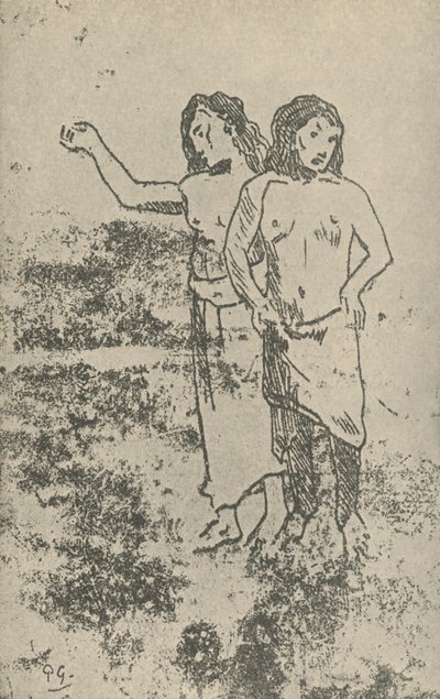 Tegning, 1936 av Paul Gauguin