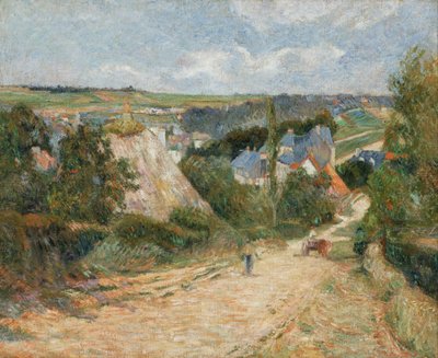 Rute til inngangen til Osny Inngang til landsbyen Osny av Paul Gauguin