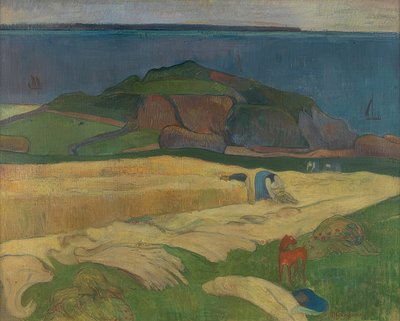 Ernte (Le Pouldu). 1890 av Paul Gauguin