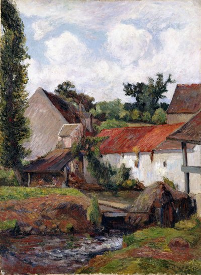 Gård på Osny, 1883 av Paul Gauguin