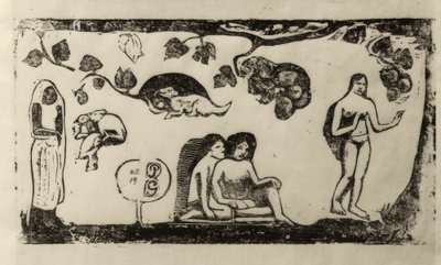 Kvinner, dyr og løvverk av Paul Gauguin