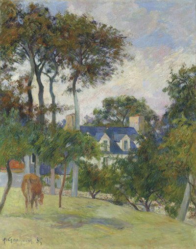 Det hvite hus / Engelskkvinnens slott av Paul Gauguin