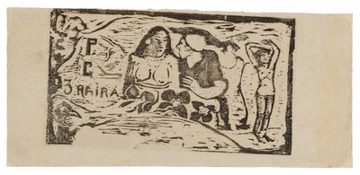 Hodestykke for «Smilet» av Paul Gauguin