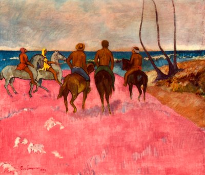 Ryttere på bredden, 1902, 1937. av Paul Gauguin
