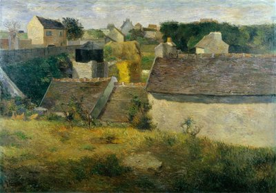 Hus ved Vaugirard Husene til Vaugiraud, 1880. av Paul Gauguin