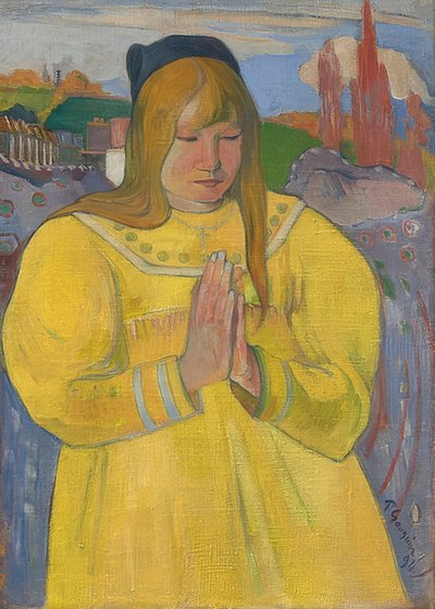 Ung kristen jente. 1984 av Paul Gauguin