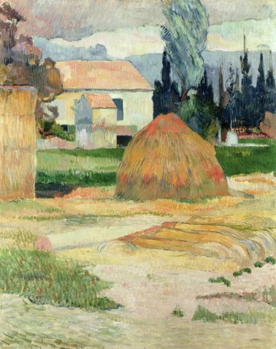 Landskap nær Arles av Paul Gauguin