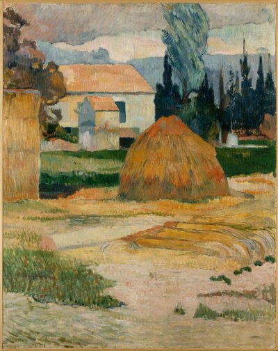 Landskap nær Arles av Paul Gauguin