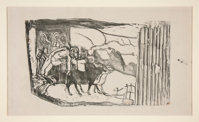 Le Calvaire Breton [Wayside Shrine i Bretagne] av Paul Gauguin