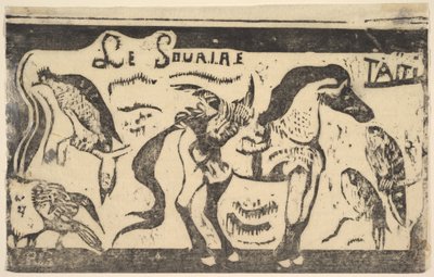 The Smile, Tahiti Smile, Tahiti, desember 1899. av Paul Gauguin