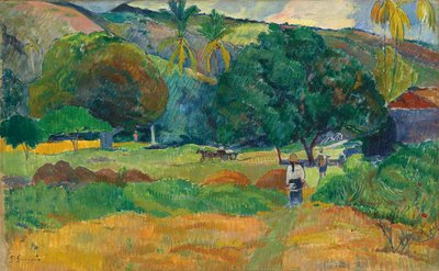 The Valley, 1892 av Paul Gauguin
