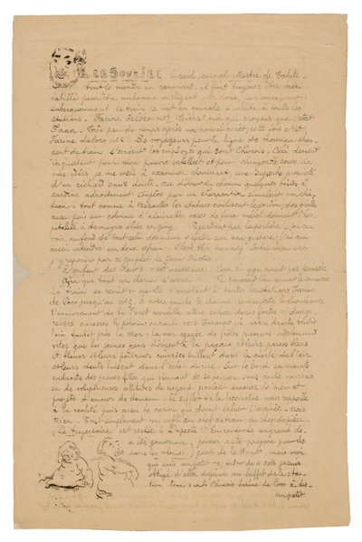 Smilet: Seriøs journal, 21. august 1899 av Paul Gauguin