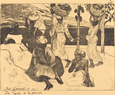 Locusts and Ants: A Memory of Martinique av Paul Gauguin