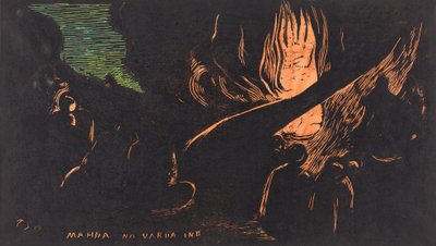 Mahna no Varua Ino The Devil Speaks, 18941895. av Paul Gauguin