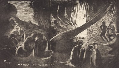Mahna no Varua Ino The Devil Speaks, 18941895. av Paul Gauguin