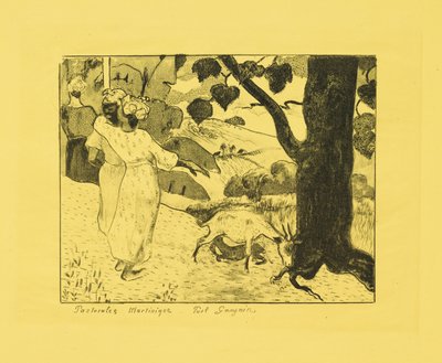 Pastoralen von Martinique av Paul Gauguin