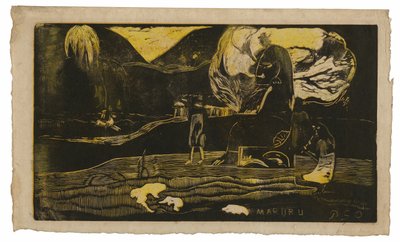 Maruru (Offerings of Gratitude), fra Noa Noa Suite av Paul Gauguin