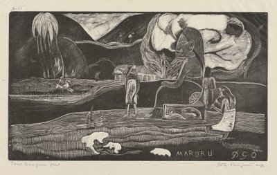 Maruru (Takk) av Paul Gauguin