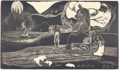 Maruru (Takk) av Paul Gauguin