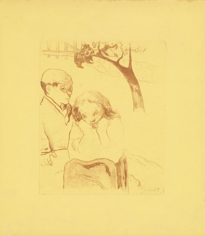 Menneskelige elendigheter av Paul Gauguin