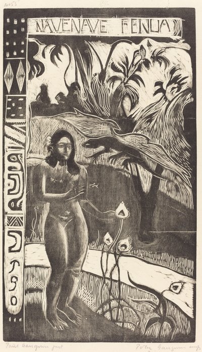 Nave Nave Fenua Delightful Land, 18941895. av Paul Gauguin