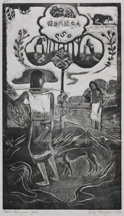 Noa Noa: Noa Noa Duftende Duft, 1893 -94. av Paul Gauguin