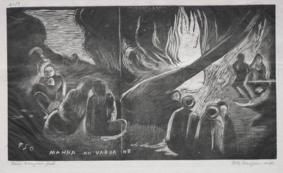 Noah Noah; The Devil Speaks (Mahna No Varua Ino) av Paul Gauguin