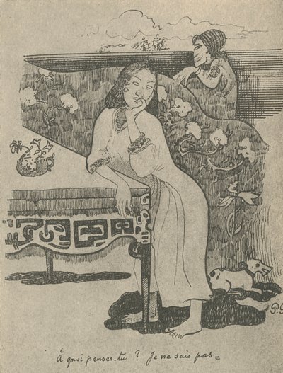 Om hva du tror jeg ikke vet, 1936 av Paul Gauguin