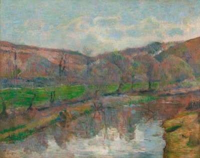Bretagne landskap av Paul Gauguin