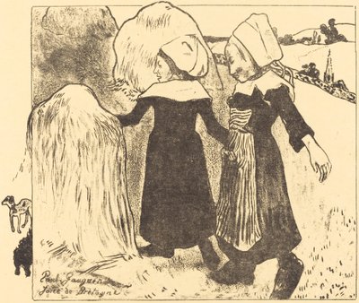 Pleasures of Brittany (Joies de Bretagne) av Paul Gauguin