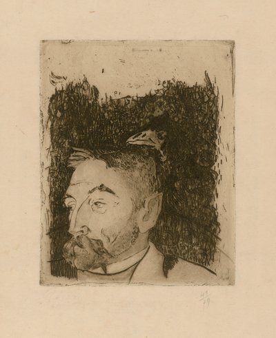 Portrett av Stéphane Mallarmé av Paul Gauguin