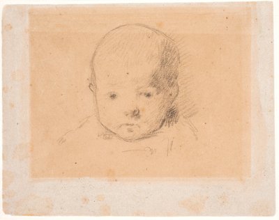 Porträt des Sohnes des Künstlers Clovis, geboren am 10. Mai 1879 av Paul Gauguin