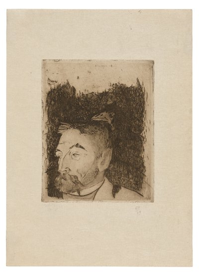 Portrett av Stéphane Mallarmé av Paul Gauguin