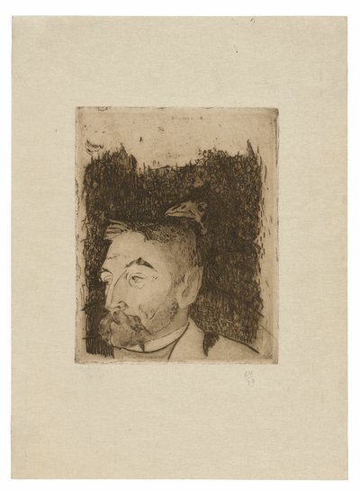 Portrett av Stéphane Mallarmé av Paul Gauguin