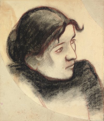 Portrett av en kvinne av Paul Gauguin
