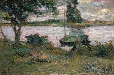 Elvebredden av Paul Gauguin