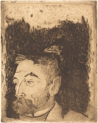 Stephane Mallarme av Paul Gauguin