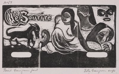 Tahitian Series: The Smile. av Paul Gauguin
