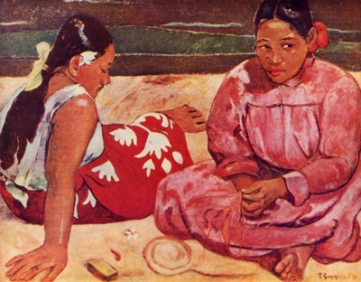 Tahitiske kvinner, 1936 av Paul Gauguin