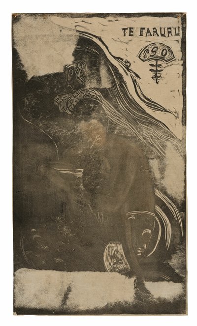Te faruru (Here We Make Love), fra Noa Noa Suite av Paul Gauguin