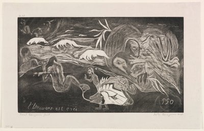 The Creation of the Universe, fra serien "Noa Noa" av Paul Gauguin