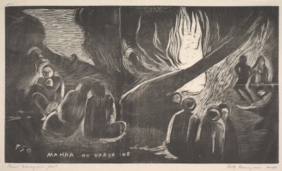 Djevelen taler, 1893-94. av Paul Gauguin